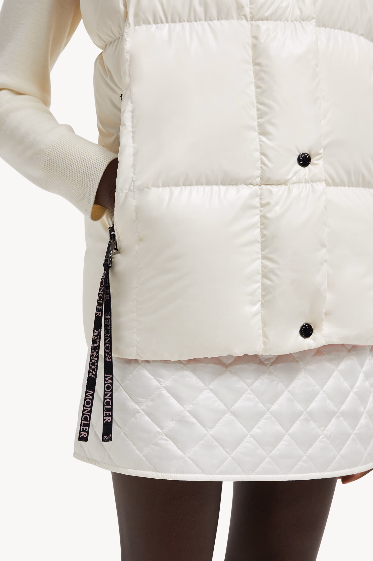 Doudoune sans manches Luzule à capuche Femmes Blanc Moncler 6